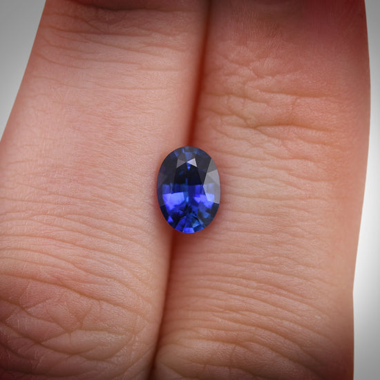 1.11 Carat Blue SRI LANKAN Oval Sapphire