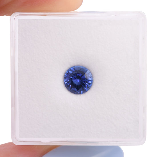 1,12 Karat Blauer SRI LANKAN Runder Saphir