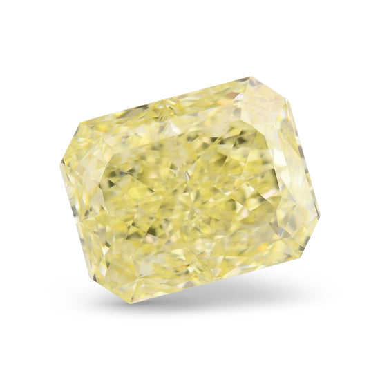 1.13 Carat Fancy Light Yellow Radiant Diamond IF GIA