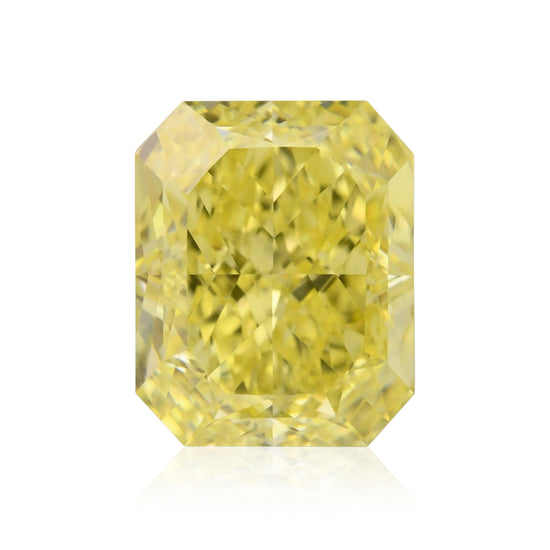 1.15 Karat Fancy Intense Yellow Radiant Diamant FL GIA