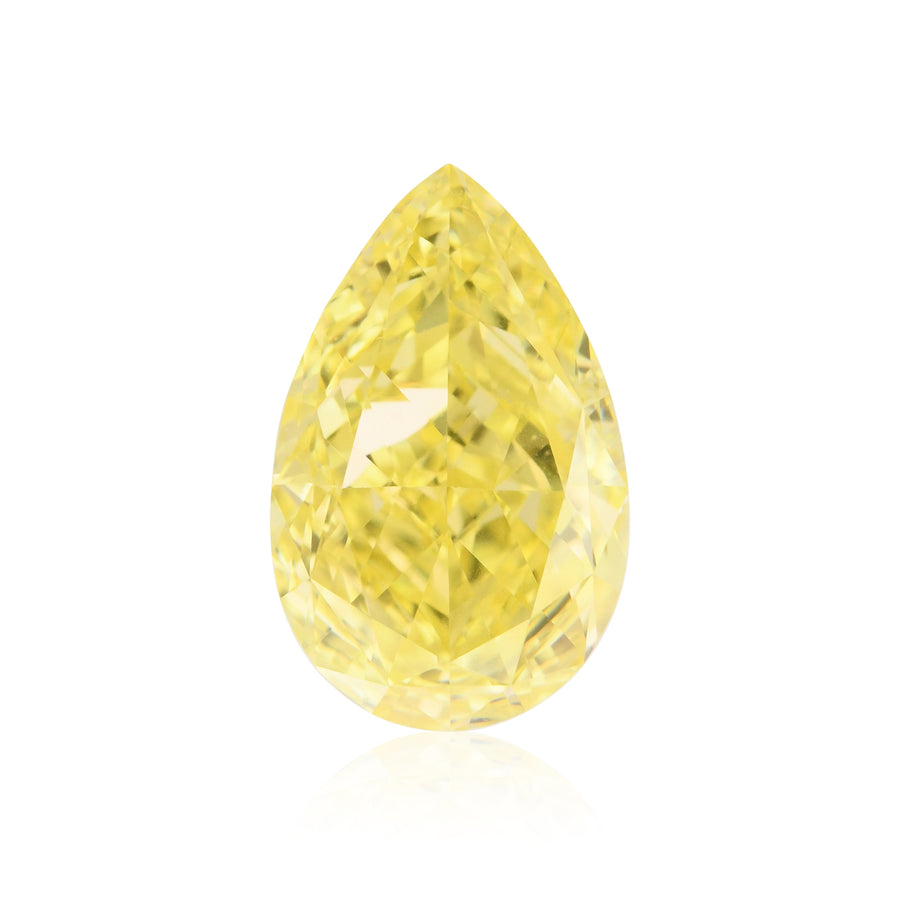 Diamante giallo fantasia intenso a pera di 1,16 carati VS1 GIA
