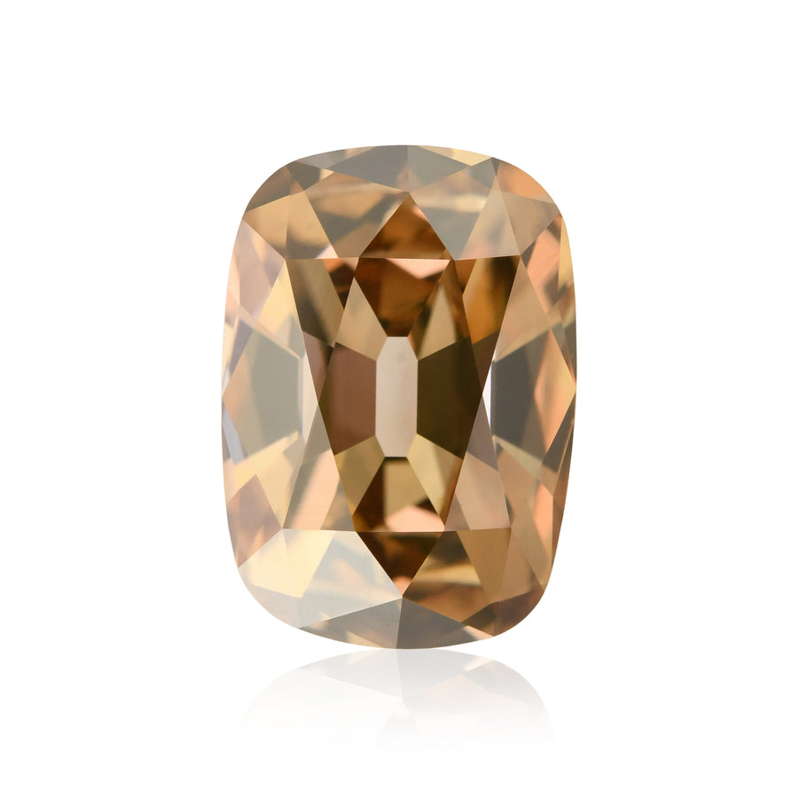 1.16 Carat Fancy Yellow Brown Cushion Diamond VS2 GIA