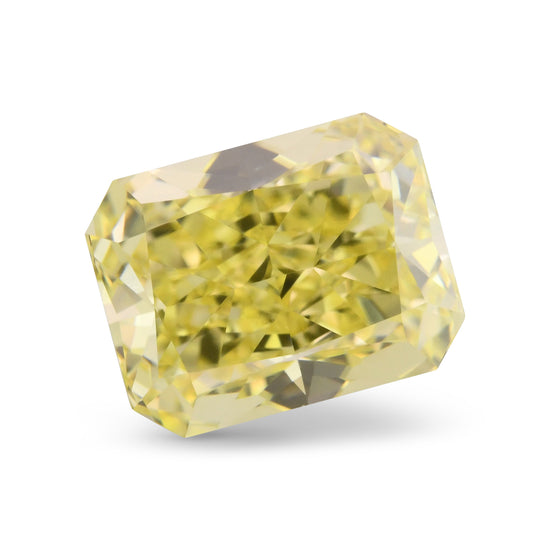 1.17 Carat Fancy Intense Yellow Radiant Diamond VS1 GIA