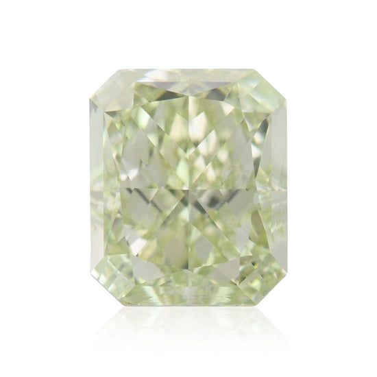 1.18 Carat Fancy Yellow Green Radiant Diamond VS1 GIA