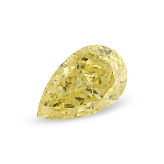 Diamante Giallo Fancy a Pera da 1,18 carati IF GIA