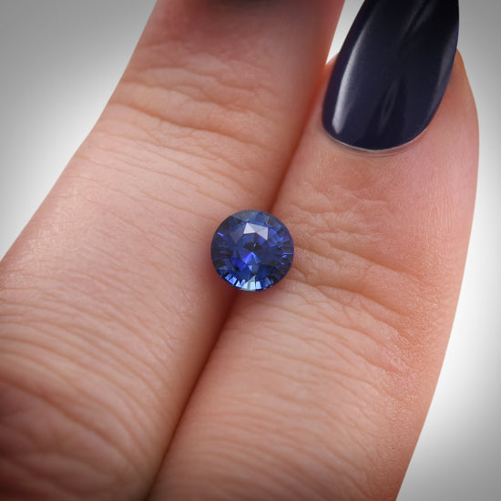 1.18 Carat Blue SRI LANKA Round Sapphire