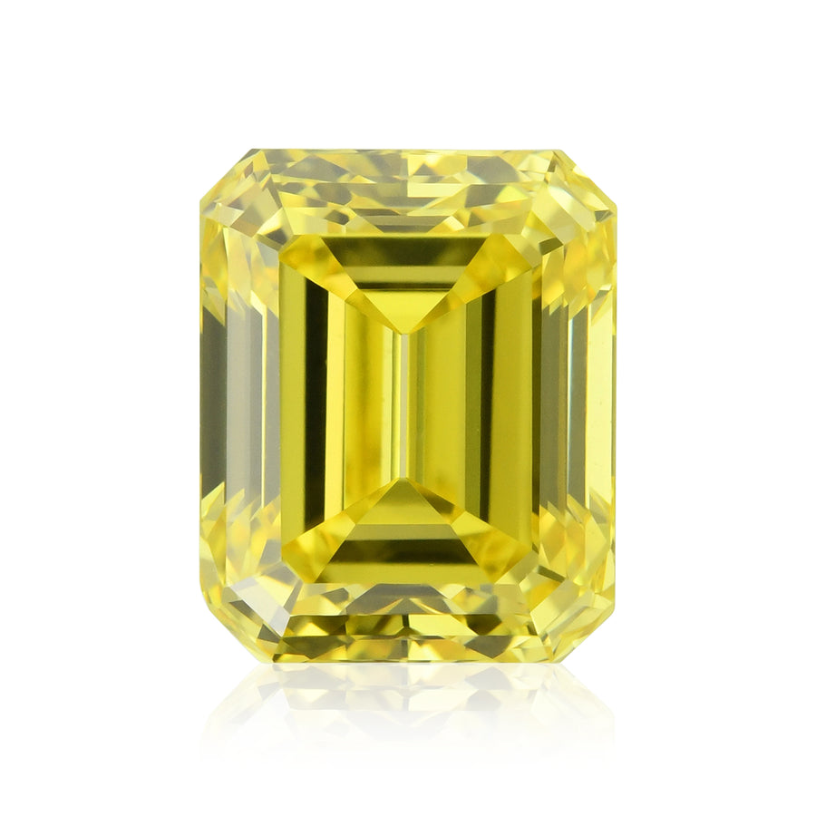 1.19 Carat Fancy Vivid Yellow Emerald Diamond VS2 GIA