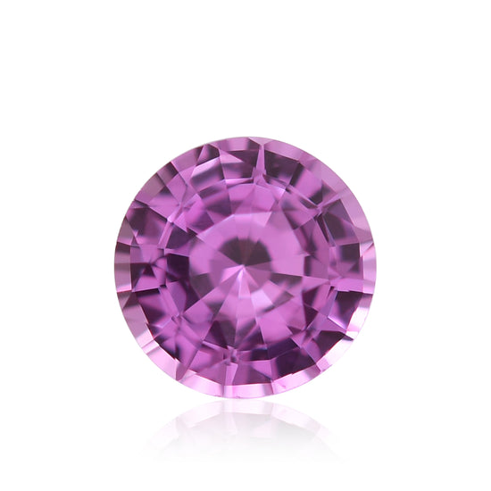 Zaffiro Rotondo MADAGASCAR Rosa da 1,19 Carati