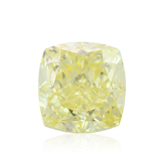 1.22 Carat Fancy Yellow Cushion Diamond FL GIA