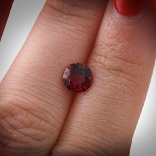 1.22 Carat Red MOZAMBIQUE Round Ruby CD