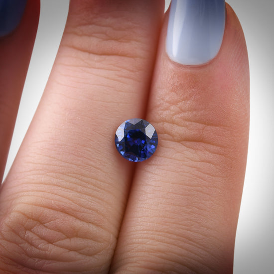 1.22 Carat Blue SRI LANKAN Round Sapphire