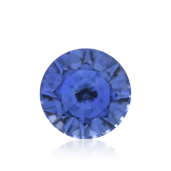 Zaffiro tondo blu SRI LANKA da 1,22 carati