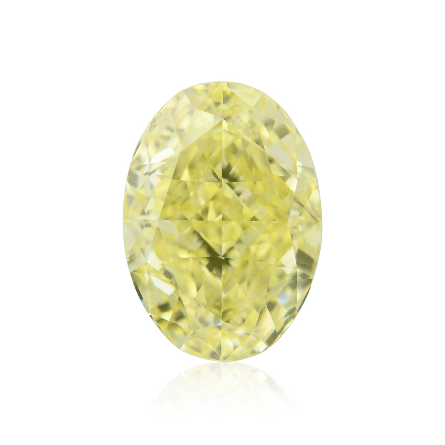 Diamante ovale giallo fantasia da 1,24 carati VS2 GIA