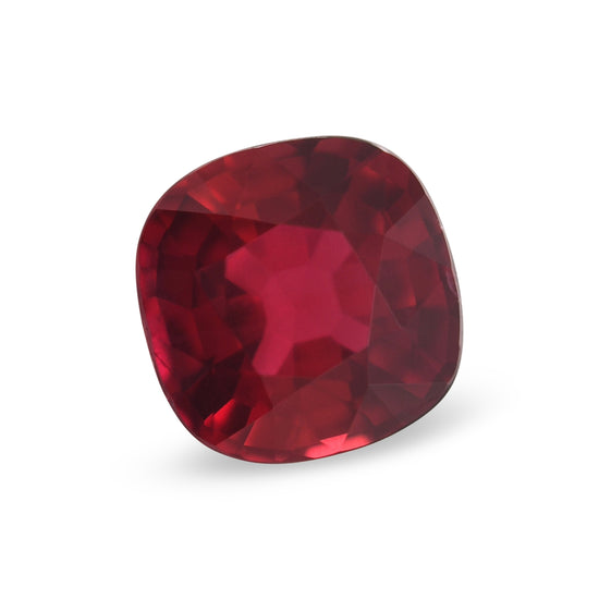 1.25 Carat Red MOZAMBIQUE Cushion Ruby