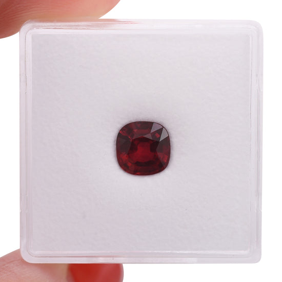 1.25 Carat Red MOZAMBIQUE Cushion Ruby