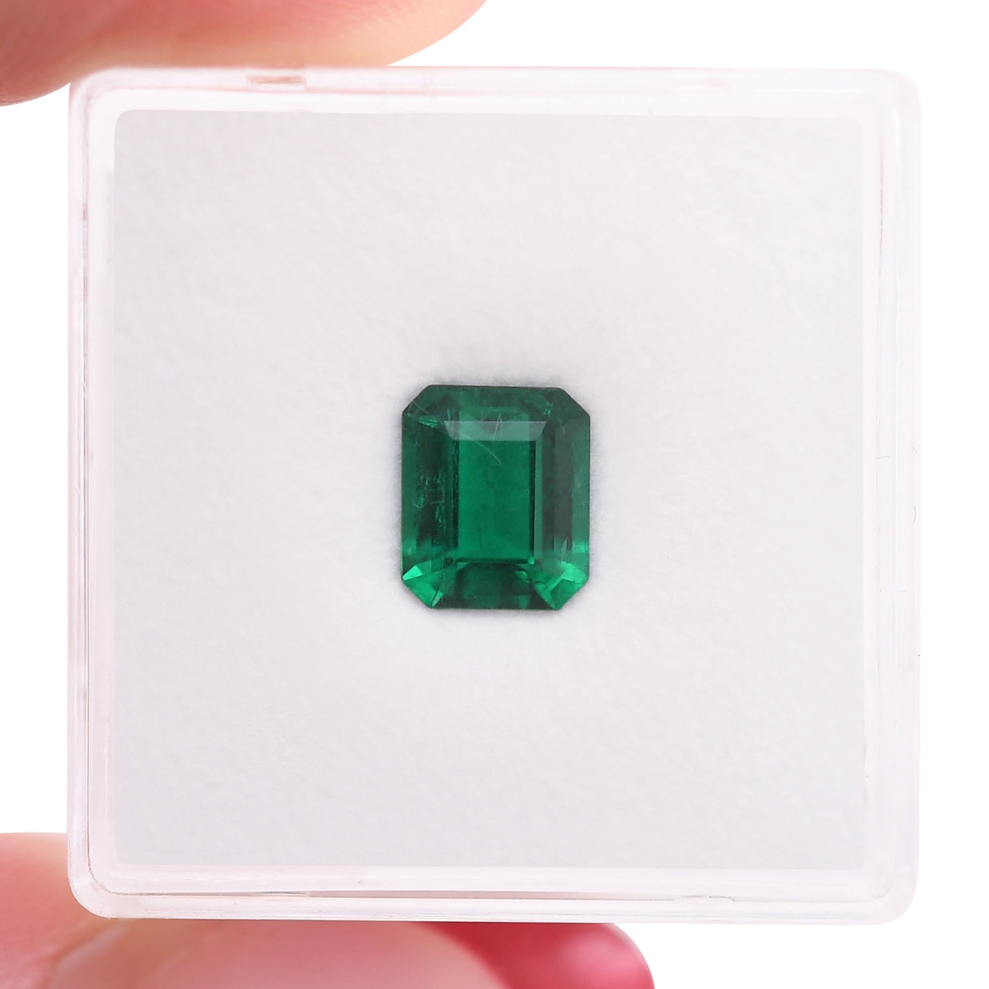 1.27 Carat Green COLOMBIA Emerald Emerald GRS | LEIBISH