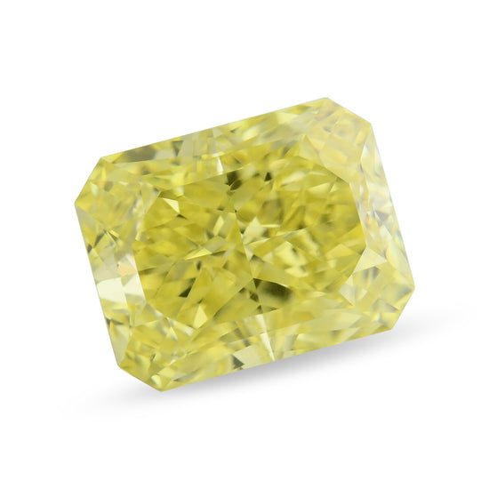 1.27 Carat Fancy Intense Yellow Radiant Diamond IF GIA
