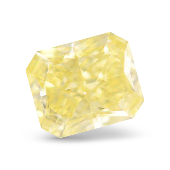 1.29 Carat Fancy Intense Yellow Radiant Diamond VS2 GIA