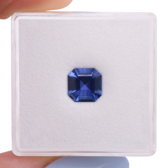 1,29 Karat Blauer SRI LANKAN Saphir