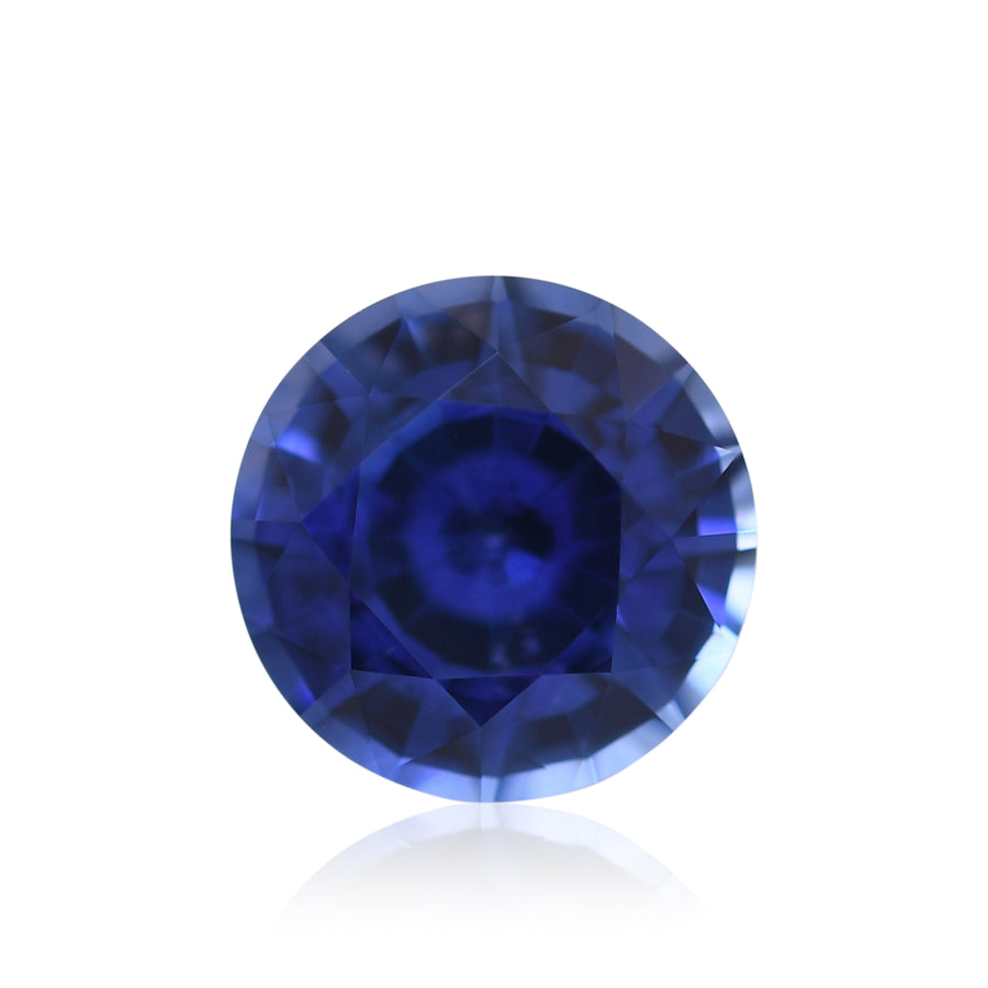 1,29 Karat Blauer SRI LANKA Runder Saphir