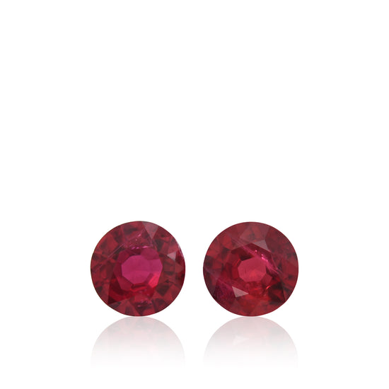 1.31 Carat Red MOZAMBIQUE Round Ruby
