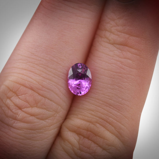 1.31 Carat Pink MADAGASCAR Oval Sapphire