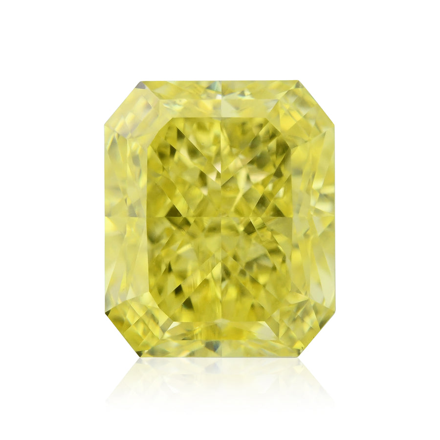 1.36 Carat Fancy Intense Yellow Radiant Diamond VS1 GIA