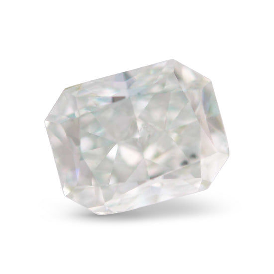 1.36 Carat Fancy Light Bluish Green Radiant Diamond SI2 GIA