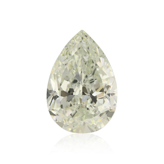 1,36 Karat Fancy Light Yellowish Green Pear Diamant VVS2 GIA