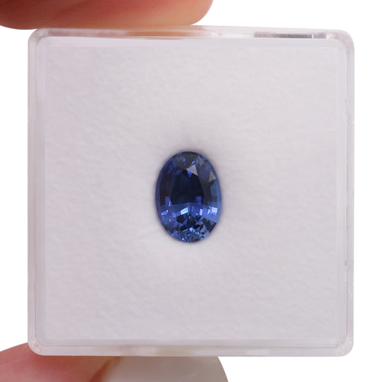 1.36 Carat Blue SRI LANKAN Oval Sapphire