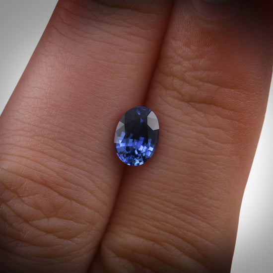 1.36 Carat Blue SRI LANKAN Oval Sapphire
