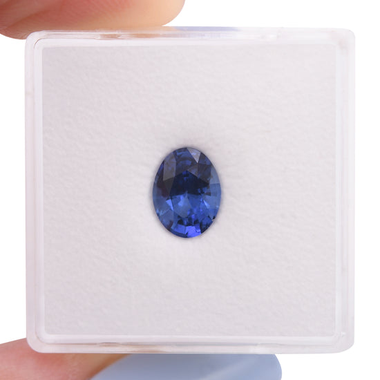 1.36 Carat Blue SRI LANKAN Oval Sapphire