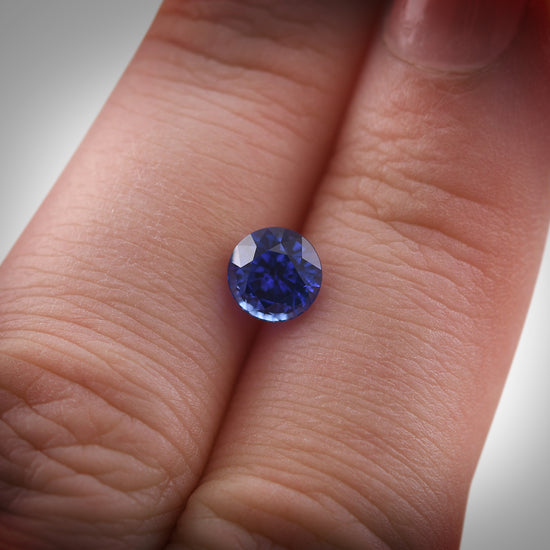 1.36 Carat Blue SRI LANKA Round Sapphire