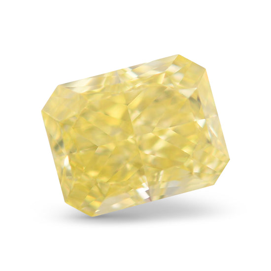 1.39 Carat Fancy Intense Yellow Radiant Diamond VS2 GIA