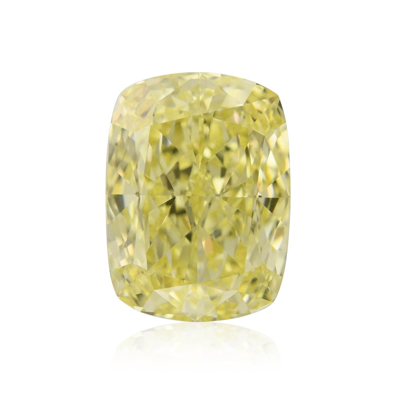 1.39 Carat Fancy Yellow Cushion Diamond VS2 GIA