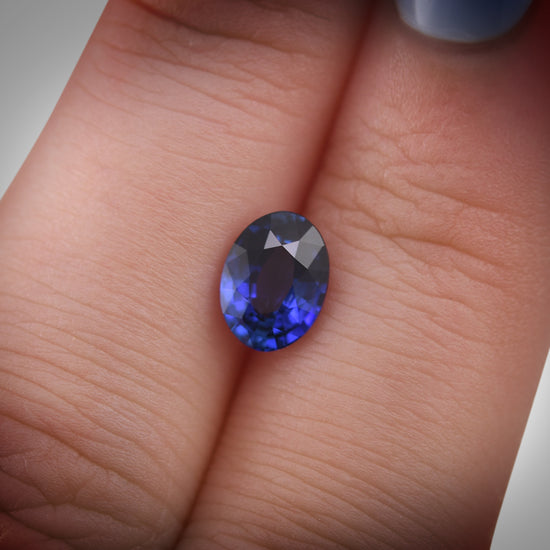 1.43 Carat Blue SRI LANKAN Oval Sapphire