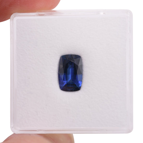 1.44 Carat Blue SRI LANKAN Cushion Sapphire