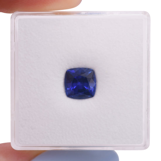 1.47 Carat Blue SRI LANKAN Cushion Sapphire