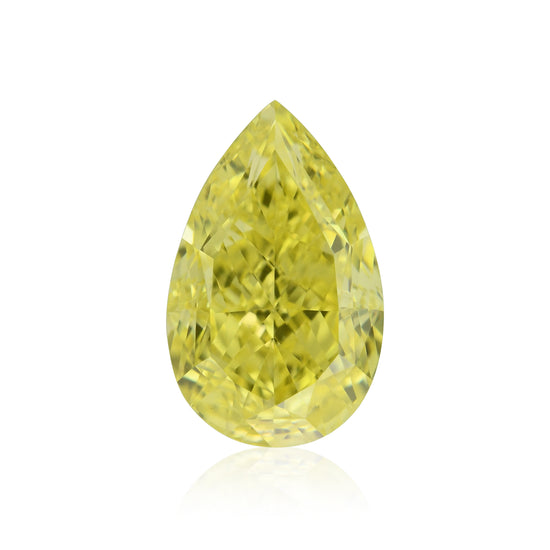 Diamante a Pera GIA Fancy Intense Yellow VVS1 da 1,50 carati