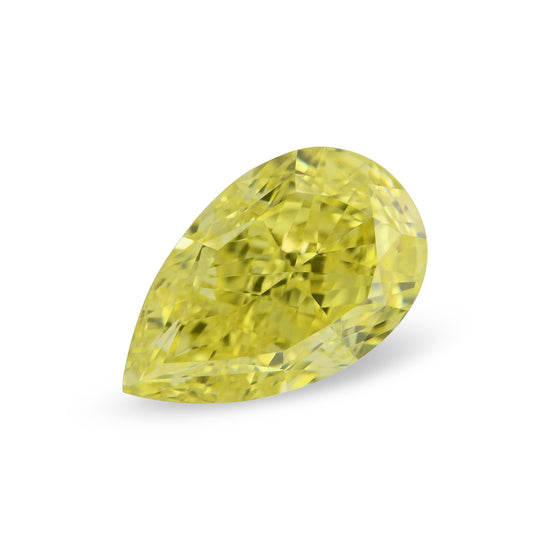 Diamante a Pera GIA Fancy Intense Yellow VVS1 da 1,50 carati