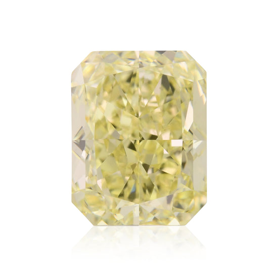 1.50 Carat Fancy Yellow Radiant Diamond VS1 GIA