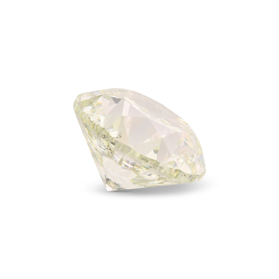 1.50 Carat Very Light Green Round Diamond SI1 GIA