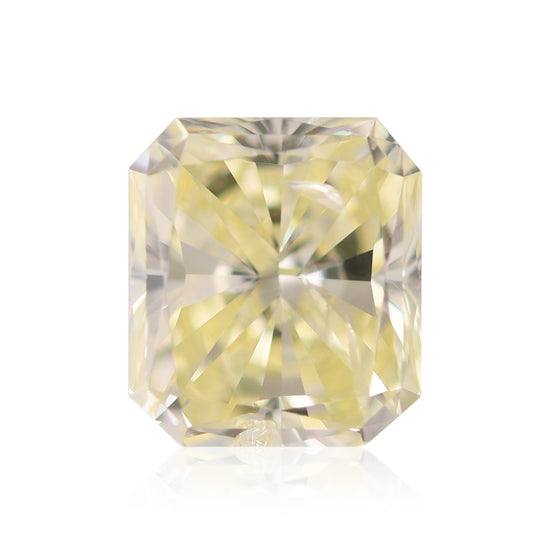 ماسة راديانت صفراء فاتحة فاخرة بوزن 1.51 قيراط، درجة نقاء I1، شهادة GIA