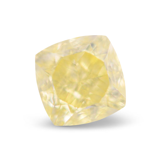 1.51 Carat Fancy Yellow Cushion Diamond VS1 GIA