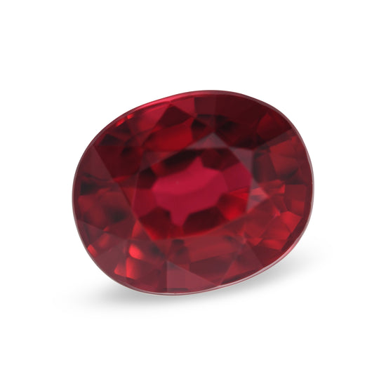 1.51 Carat Red MOZAMBIQUE Oval Ruby