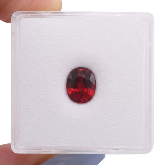 1.51 Carat Red MOZAMBIQUE Oval Ruby
