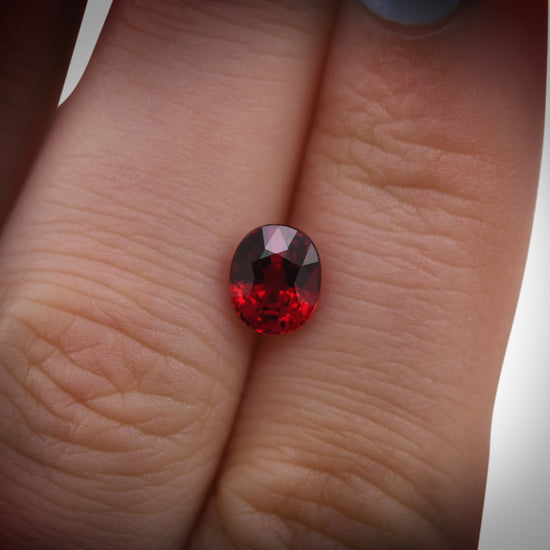 1.51 Carat Red MOZAMBIQUE Oval Ruby