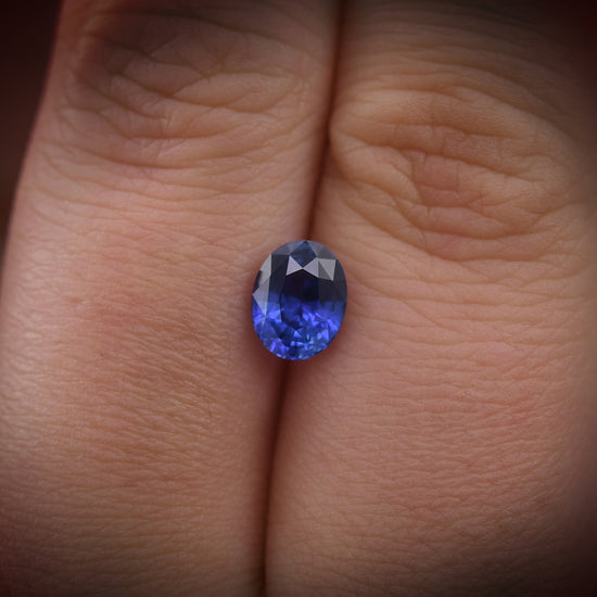 1.51 Carat Blue SRI LANKAN Oval Sapphire