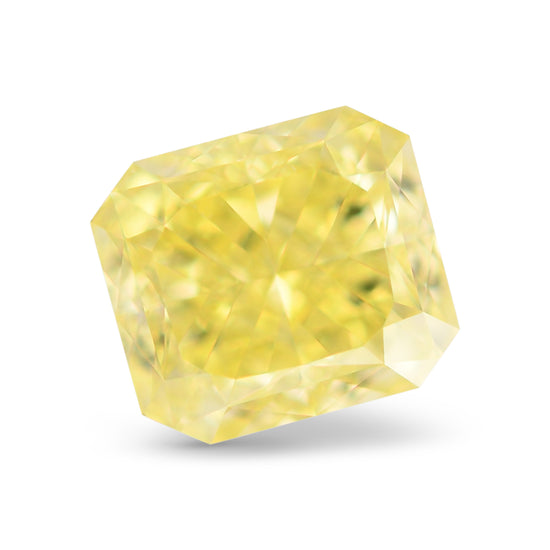 1.52 Carat Fancy Intense Yellow Radiant Diamond VVS1 GIA
