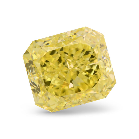 1.52 Carat Fancy Intense Yellow Radiant Diamond VVS1 GIA